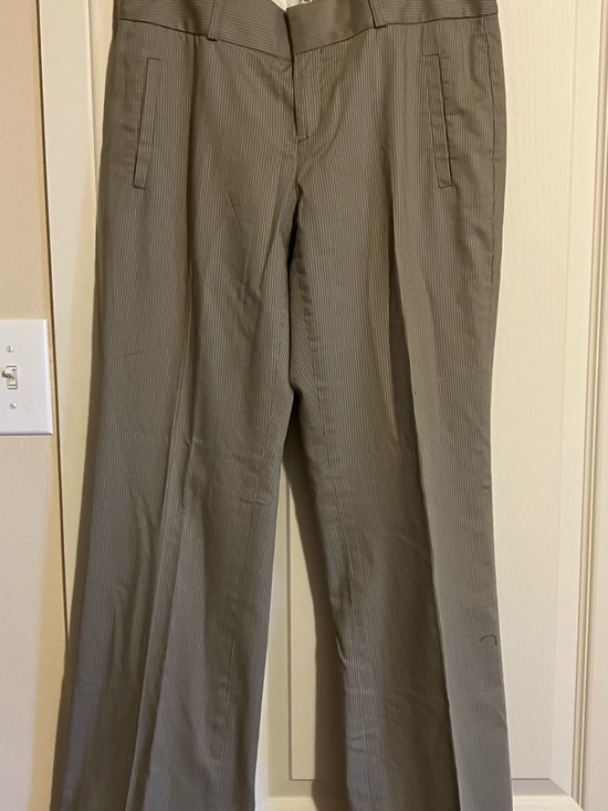 Banana Republic Pants - Banana Republic Men's Taupe Pinstripe Dress Pants